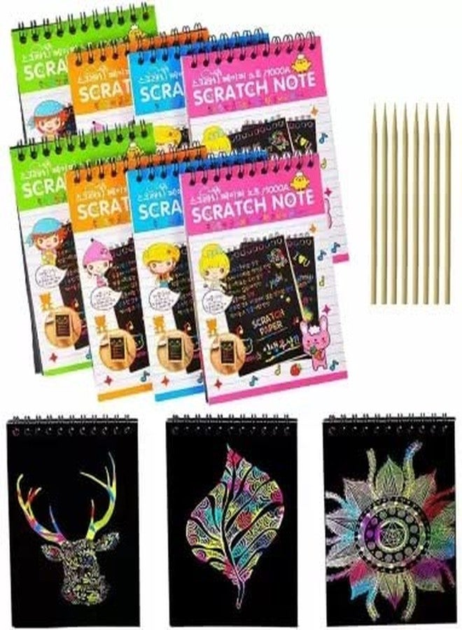 رويالز هدية تذكارية مميزة لعيد ميلاد الأطفال، مجموعة من 3 دفاتر رسم وخدش للأطفال، هدايا مثالية لحفلات الأطفال - Image 2